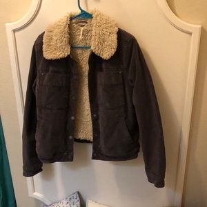 Free People Soft Women’s Sherpa Lined Jacket- Size S -